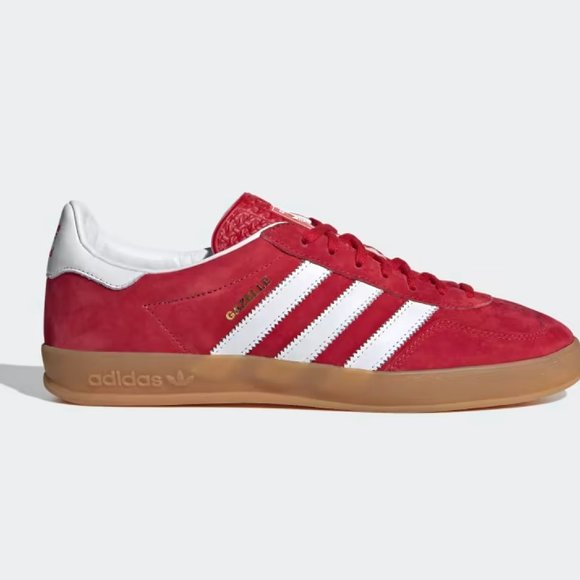 Adidas Gazelle in Scarlet / Cloud White / Scarlet - Picture 2 of 2